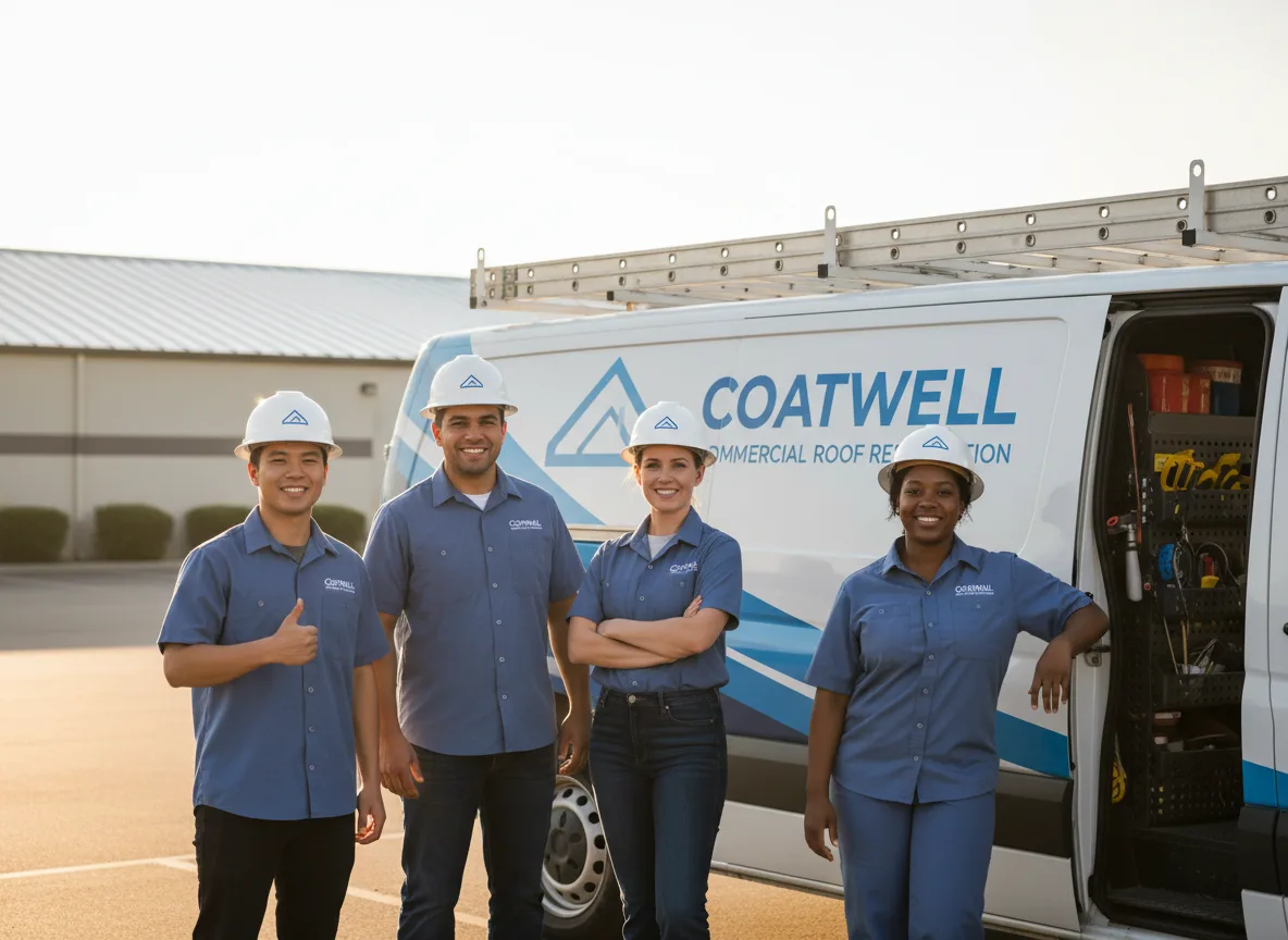 Commercial roof coating company in Mineola, IA